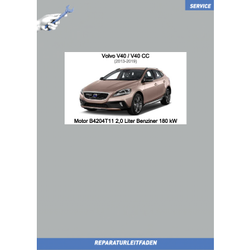 Volvo V40/V40 CC (13-19) Reparaturleitfaden Motor 2,0 Liter Benziner 180 kW B4204T11