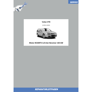 Volvo V70 (1997-2000) Reparaturleitfaden Motor 2,0 L Benziner 165 kW B5204T3