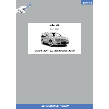 Volvo V70 (1997-2000) Reparaturleitfaden Motor 2,0 L Benziner 120 kW B5204T4