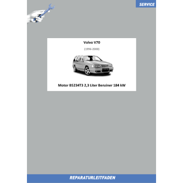 Volvo V70 (1997-2000) Reparaturleitfaden Motor 2,3 L Benziner 184 kW B5234T3
