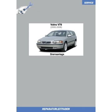 Volvo V70 (2000-2008) Reparaturleitfaden Bremsen, Bremsanlage, ABS System