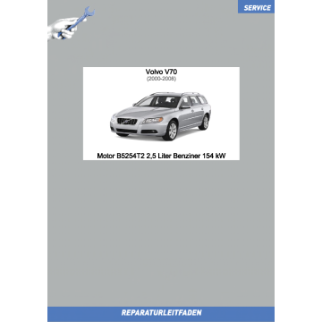 Volvo V70 (00-08) Reparaturleitfaden Motor 2,5 l Benziner 154 kW B5254T2