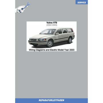 Volvo V70 (2002-2003) Wiring Diagrams and Electric Model Year 2003