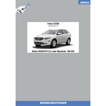 Volvo XC60 (09-17) Reparaturleitfaden Motor 2,0 L Benziner 149 kW B4204T6