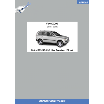 Volvo XC90 (03-14) Reparaturleitfaden Motor 3,2 L Benziner 179 kW B6324S5