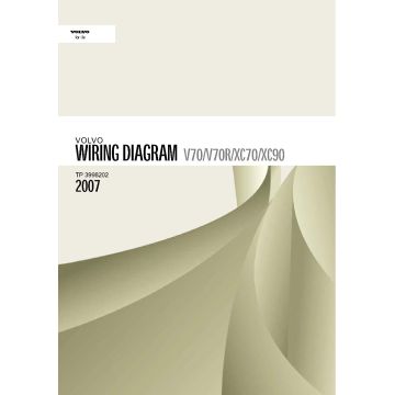 Volvo XC90 (2006-2007) Wiring Diagrams and Electric Model Year 2007