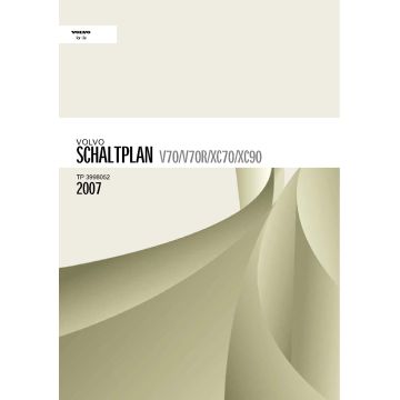 Volvo XC90 (2006-2007) Schaltpläne und Elektrik Modelljahr 2007