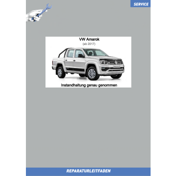 VW Amarok (ab 2017) Reparaturleitfaden Instandhaltung Wartung Inspektion