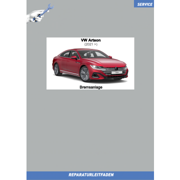 VW Arteon (21 ➤) Reparaturleitfaden Bremsen / Bremsanlage