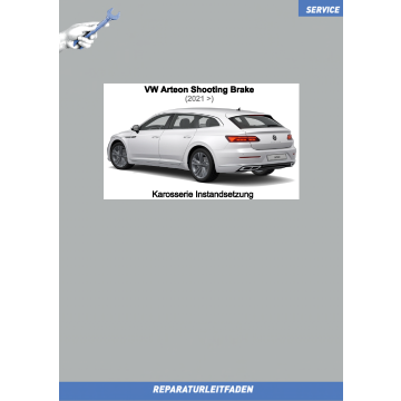 VW Arteon Shooting Brake (21 ➤) Reparaturleitfaden Karosserie Unfall Instandsetzung