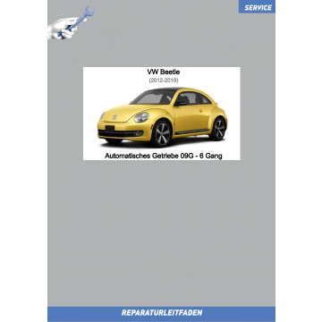 VW Beetle (11-19) Reparaturleitfaden Automatikgetriebe 6 Gang 09G 