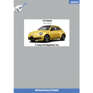 VW Beetle (11-19) Reparaturleitfaden 6 Gang Schaltgetriebe 0AJ