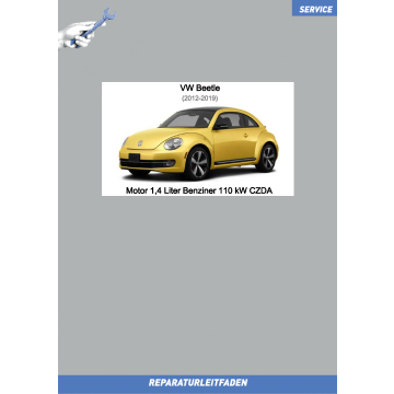 VW Beetle (11-19) Reparaturleitfaden Motor 1,4 Liter Benziner 110 kW CZDA