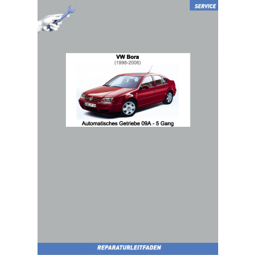 VW Bora (98-06) Reparaturleitfaden Automatik Getriebe 5-Gang 09A