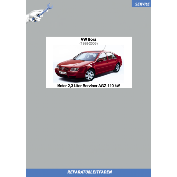 VW Bora (98-06) Reparaturleitfaden Motor 2,3 Liter Benziner AGZ 110 kW