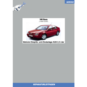 VW Bora (98-06) Reparaturleitfaden Motronic Einspritz- und Zündanlage AQN 2,3 Liter