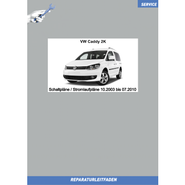 VW Caddy 2K (10.2003-07.2010) Stromlaufpläne / Schaltpläne komplett