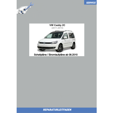 VW Caddy 2C (10-15) Stromlaufpläne / Schaltpläne komplett ab 08.2010