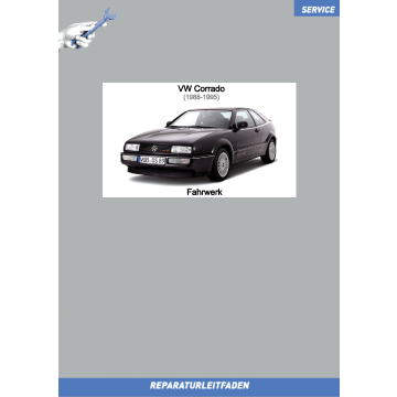 VW Corrado (88-95) Reparaturleitfaden Fahrwerk