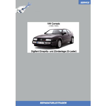 VW Corrado (88-95) Reparaturleitfaden Digifant Einspritz- und Zündanlage (G-Lader)