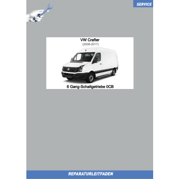 VW Crafter (06-17) Reparaturleitfaden 6 Gang-Schaltgetriebe 0CB