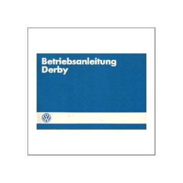 VW Derby 1984 - Betriebsanleitung