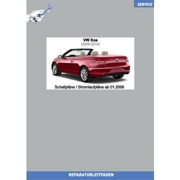 VW EOS (06-15) Stromlaufpläne / Schaltpläne ab 01.2006 komplett