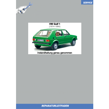 VW Golf 1 / Golf 1 Cabrio (74-92) Reparaturleitfaden Fahrwerk Bremsen Lenkung