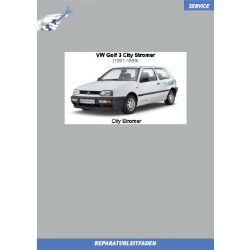 VW Golf 3 Citystromer 1993-1996 Reparaturleitfaden