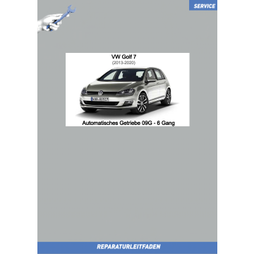VW Golf 7 (12-20) Reparaturleitfaden 6 Gang Automatikgetriebe 09G ­ 