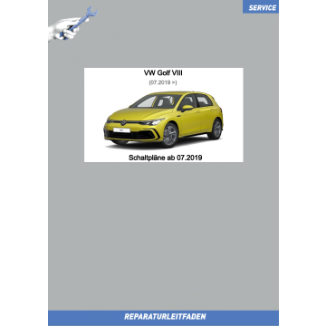 VW Golf 8 (20>) Schaltpläne / Stromlaufplan ab 07.2019