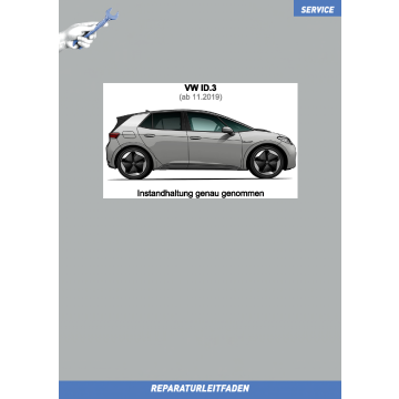 VW ID.3 (11.2019 >) Inspektion Wartung Service