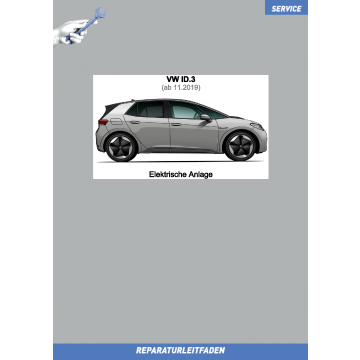 VW ID.3 (11.2019 >) Reparaturleitfaden Elektrische Anlage