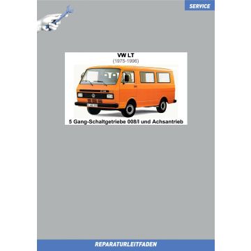 VW LT (75-96) Reparaturleitfaden 5 Gang-Schaltgetriebe 008/l und Achsantrieb