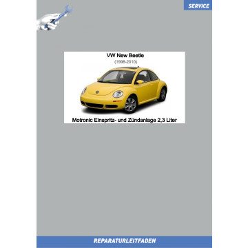 VW New Beetle (98-10) Reparaturleitfaden Motronic Einspritz­anlage / Zündanlage 2,3 Liter 125 kW