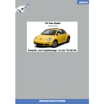 VW New Beetle (00-10) Reparaturleitfaden Einspritz­anlage / Vorglühanlage 1,9 Liter TDI 66 kW