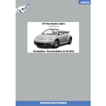 VW New Beetle Cabrio (02-10) Schaltpläne / Stromlaufpläne ab 08.2002