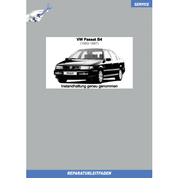 VW Passat B4 1993-1997 Reparaturleitfaden Inspektion Wartung Service