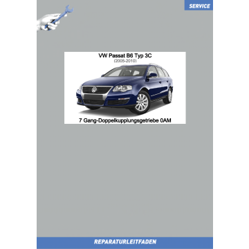 VW Passat B6 (04-10) Reparaturleitfaden 7 Gang-Doppelkupplungsgetriebe 0AM