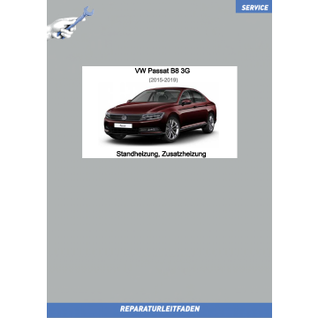 VW Passat B8 (15-19) Reparaturleitfaden Standheizung, Zusatzheizung 