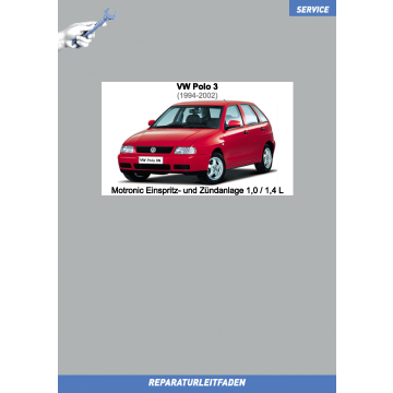 VW Polo 3 1994-2002 Reparaturleitfaden Motronic Einspritz- und Zündanlage 1,0 / 1,4 Liter