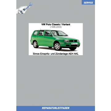 VW Polo Classic / Variant (96-03) Reparatur Simos Einspritz- u. Zündanlage AEH AKL