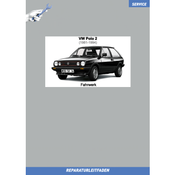 VW Polo 2 (81-94) Reparaturleitfaden Fahrwerk Bremsen Lenkung Räder