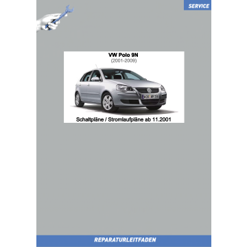 VW Polo 4 (01-09) Schaltpläne / Stromlaufpläne ab 11.2001 komplett