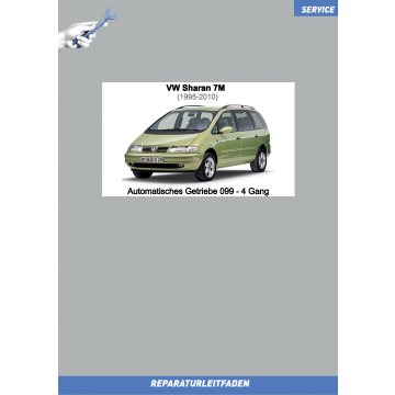 VW Sharan (95-10) Reparaturleitfaden 4 Gang Automatik Getriebe 099