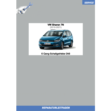 VW Sharan (10-21) Reparaturleitfaden 6 Gang-Schaltgetriebe 0A6
