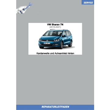 VW Sharan (15-21) Reparaturleitfaden Kardanwelle und Achsantrieb hinten