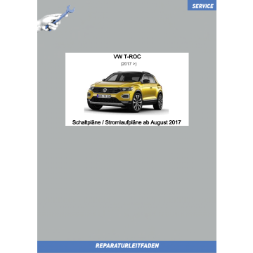 VW T-Roc (17>) Schaltpläne / Stromlaufpläne ab 08.2017