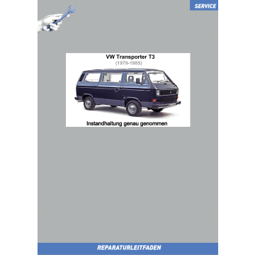 VW Transporter T3 (79-85) Reparaturleitfaden Instandhaltung Inspektion