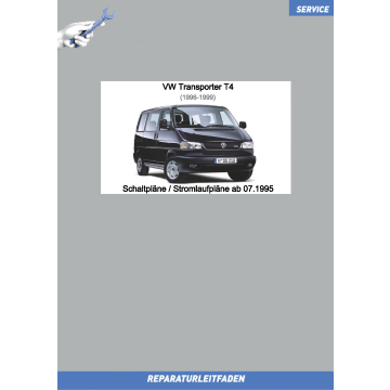 VW Transporter T4 (95-09) Schaltpläne / Stromlaufpläne ab 07.1995